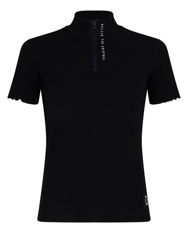 Rellix Meisjes t-shirt rib - Zwart