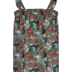 Indian Blue Jeans Meisjes singlet tijger - Forest groen