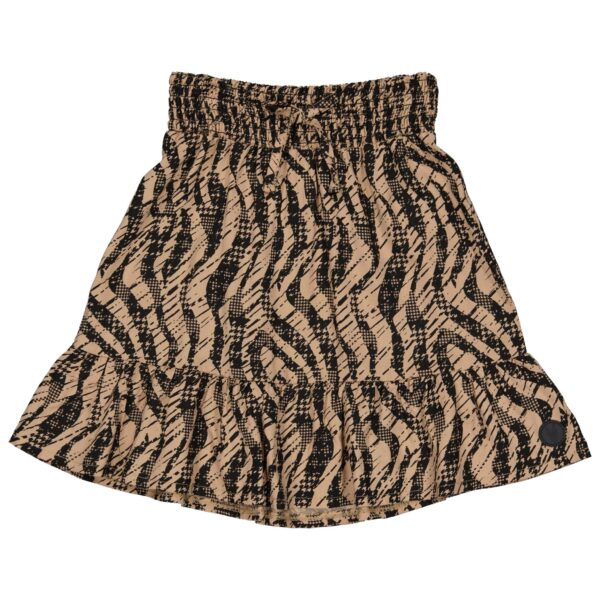 LEVV Meisjes rok - Tinka - AOP Camel zebra