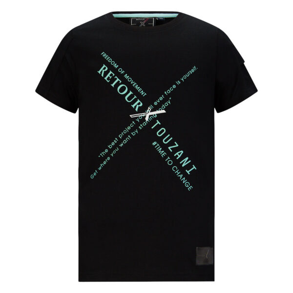 Retour Jeans X Touzani Jongens t-shirt - Knock - Zwart