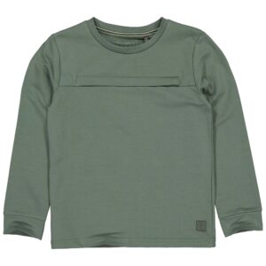 LEVV Jongens sweater - Tiemo - Kaktus groen