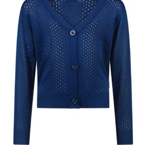 B.Nosy Meisjes vest gebreid - Night blauw