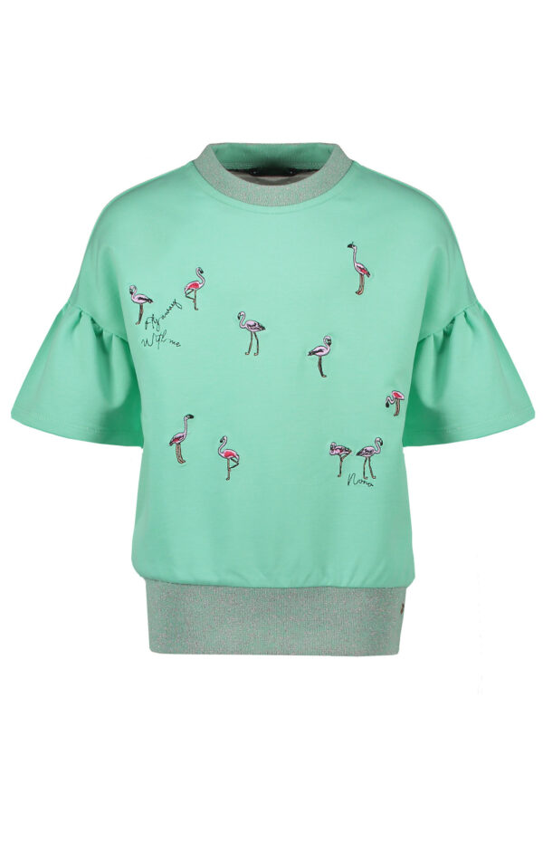 NoNo Meisjes - sweat top Kosa - Fresh Chewmint