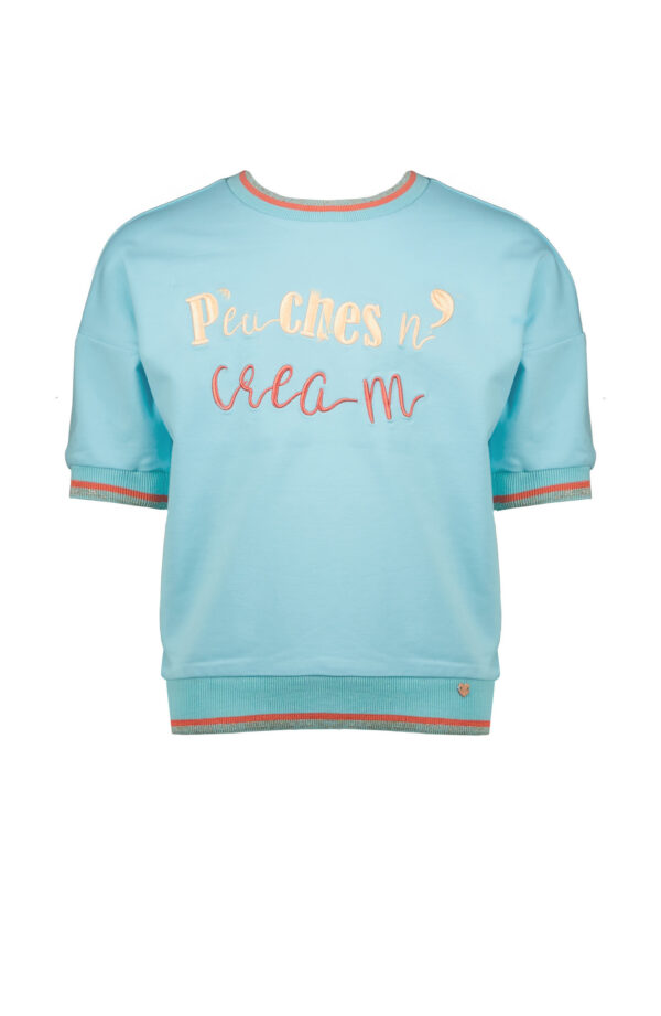 NoNo Meisjes - sweater Karo - Lovely Blauw