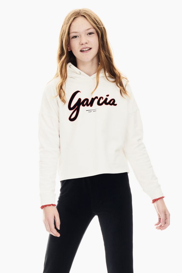 Garcia Meisjes hoody 'Garcia' - Gebroken wit