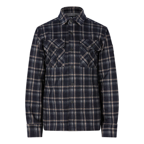 Rellix Jongens vest geruit - Navy blauw