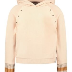 Like Flo Meisjes hoodie met studs - Sorbet