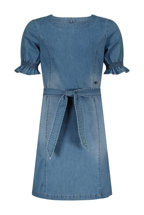 NoBell Meisjes jurk denim - Mila - Pearl