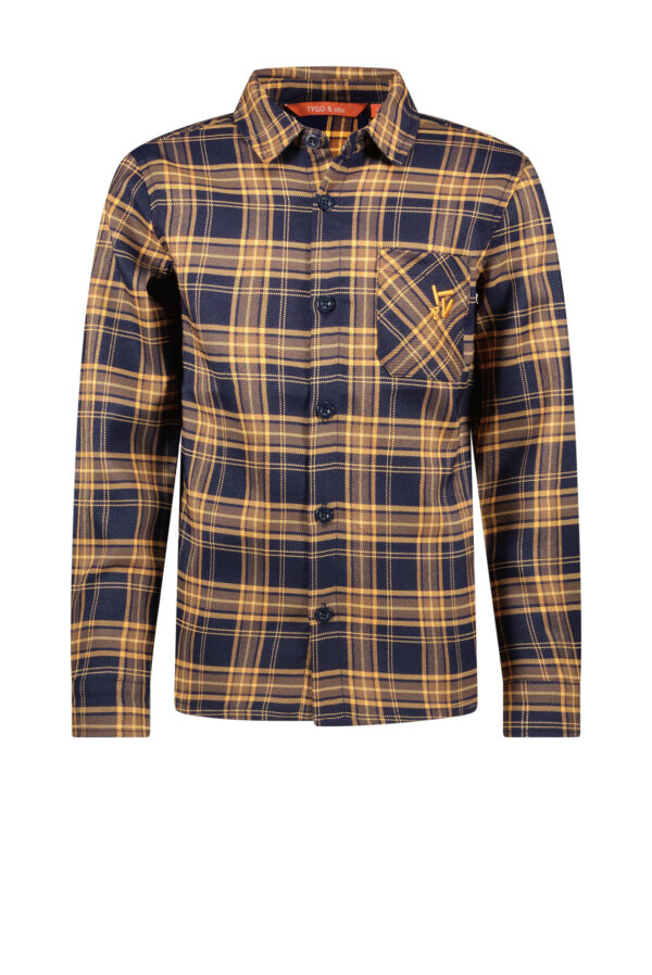 Tygo & Vito Jongens shirt - Bob - Navy blauw
