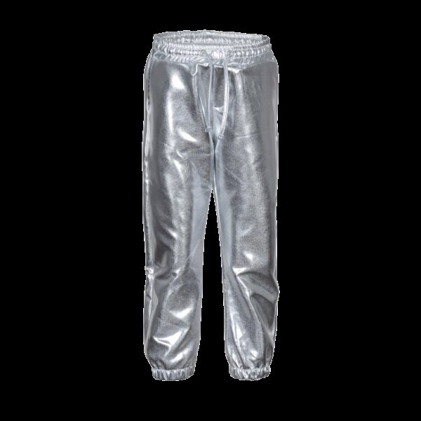 Dutch Dream denim Meisjes broek Meremeta - Zilver metallic