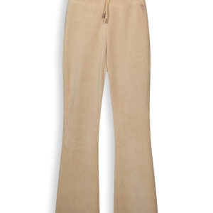 NoBell Meisjes flair broek velvet rib - Sady - Beige