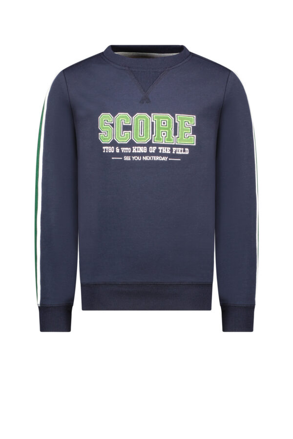 Tygo & Vito Jongens sweater - Sam - Navy blauw