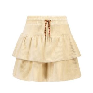 Like Flo Meisjes rok rib velours - Kit