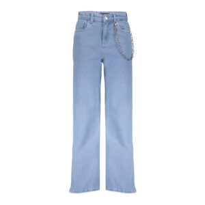 Frankie & Liberty Meisjes broek - Attitude wideleg - Licht blauw denim