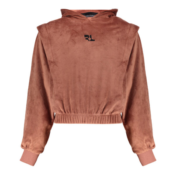 Frankie & Liberty Meisjes sweat shirt - Fenja - Chocolade bruin