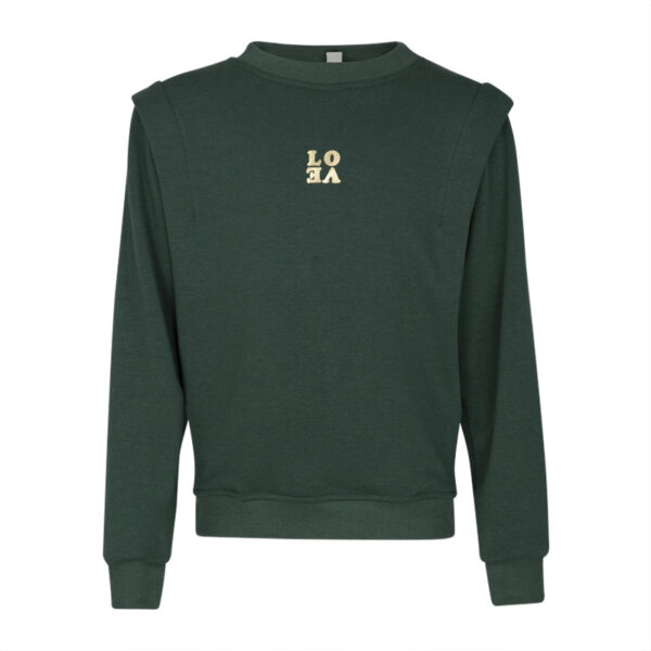 KIEstone Meisjes sweater - Candy - Groen