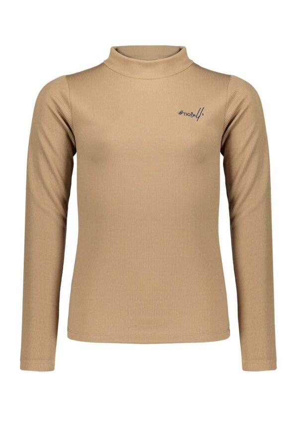 NoBell Meisjes top rib - Karen - Beige