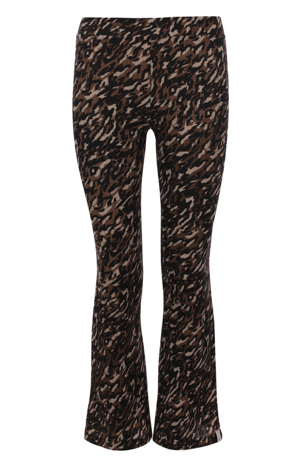 LOOXS 10sixteen Meisjes flair broek crinkle - Camouflage