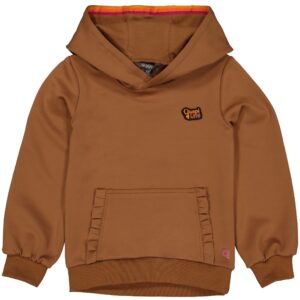 Quapi Meisjes sweater - Renske - Fudge bruin