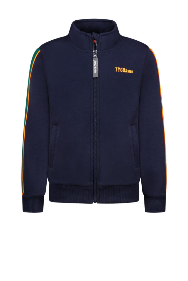 Tygo & Vito Jongens sport vest - Navy blauw