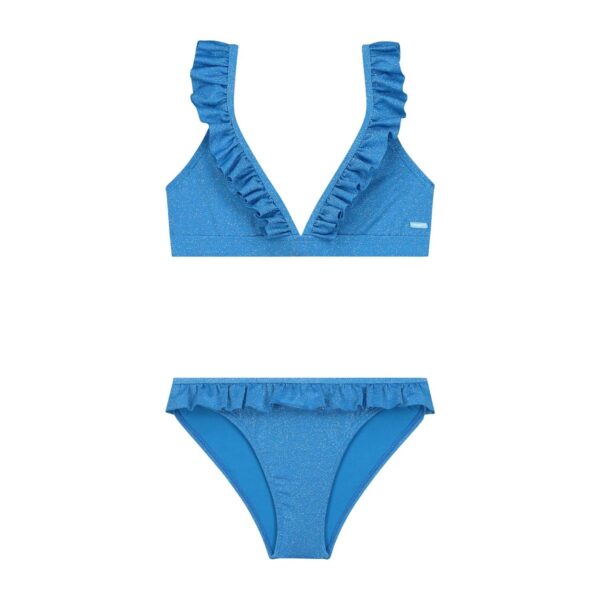 Shiwi Meisjes bikini Bella Sicily glitter - Sports blauw