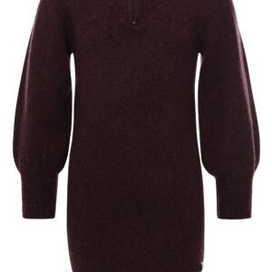 LOOXS 10sixteen Meisjes jurk met kraag - Prune