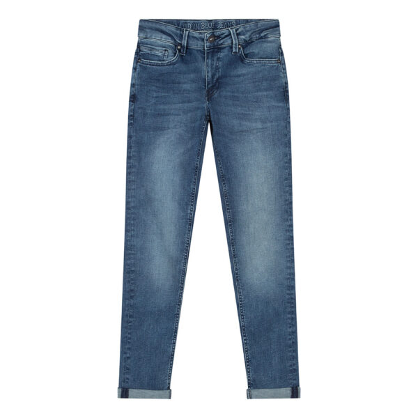 Indian Blue Jeans Jongens jeansbroek Max straight fit - Medium denim