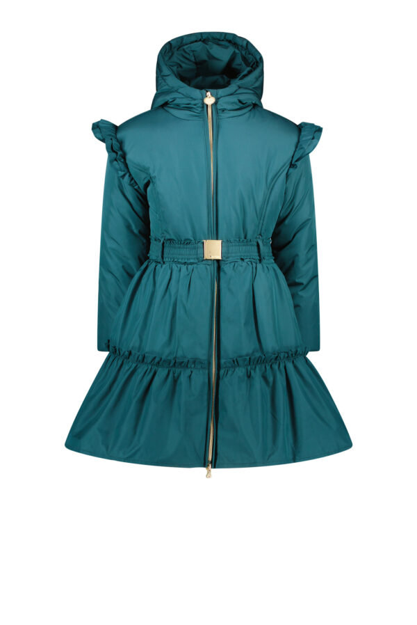 Le Chic Meisjes winterjas - Brulee - Deep teal groen