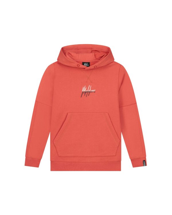 Malelions Hoodie Split essentials - Roest / Ijzer grijs