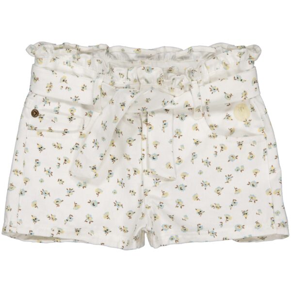 LEVV Meisjes short - Dynthe - AOP Off wit bloemen