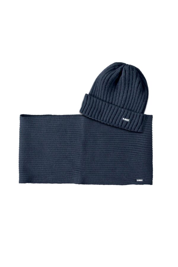 B.Nosy Meisjes / Jongens sjaal en muts - Navy blauw