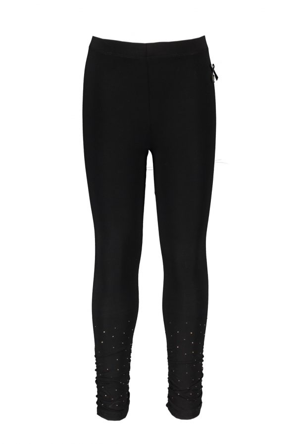 Le Chic Meisjes legging glitter - Zwart