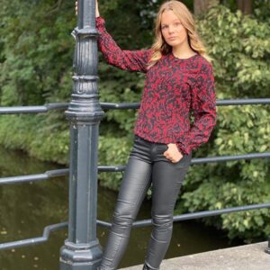 Indian Blue Jeans Meisjes spijkerbroek Super skinny fit - Zwart