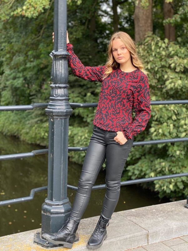 Indian Blue Jeans Meisjes spijkerbroek Super skinny fit - Zwart