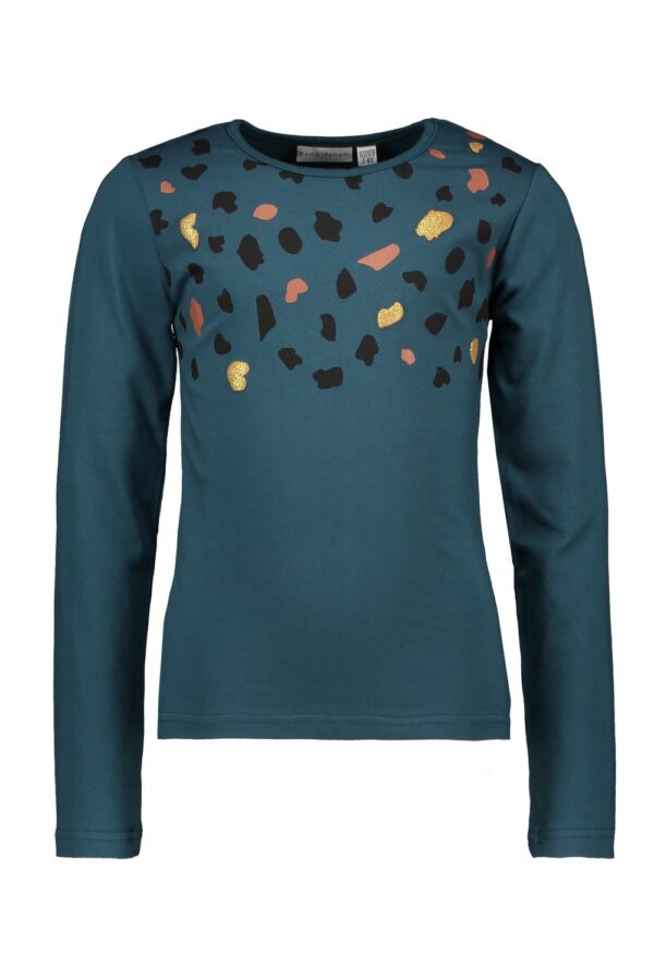 Bampidano Meisjes shirt - Colette - Petrol